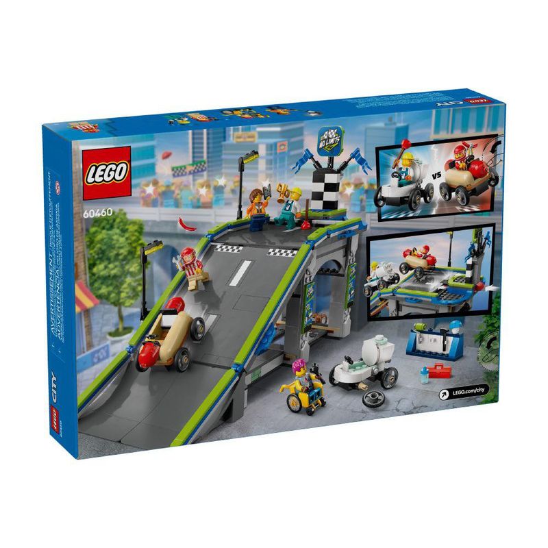 LEGO City Pista de Rampas para Autos de Carrera 436 Pzas