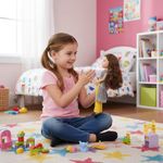 Muñeca de 14 Plg con Ropa y Accesorios