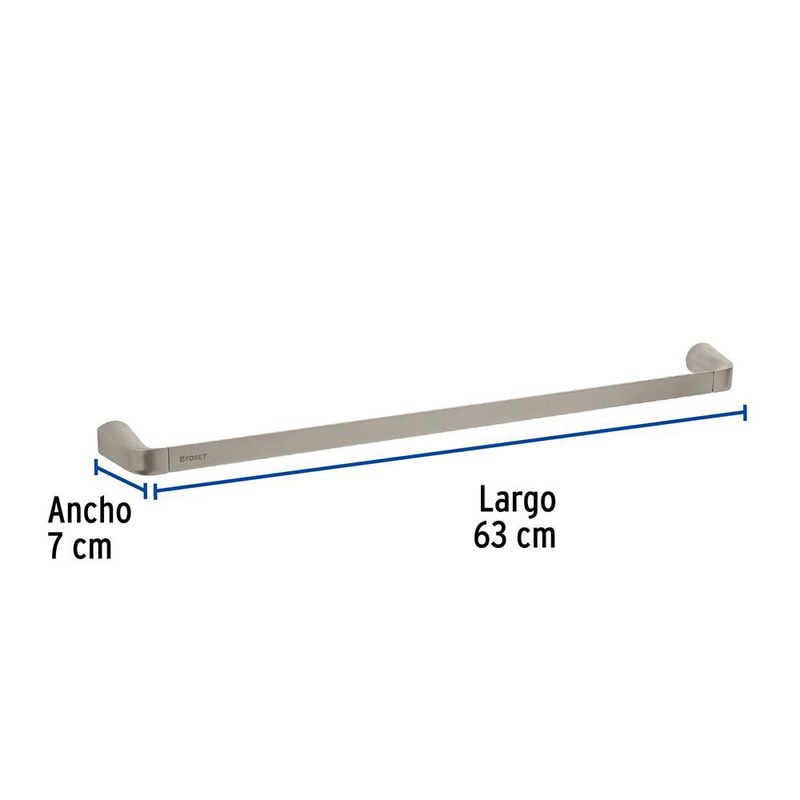 Toallero de Barra Riviera 63 cm Latón Satinado