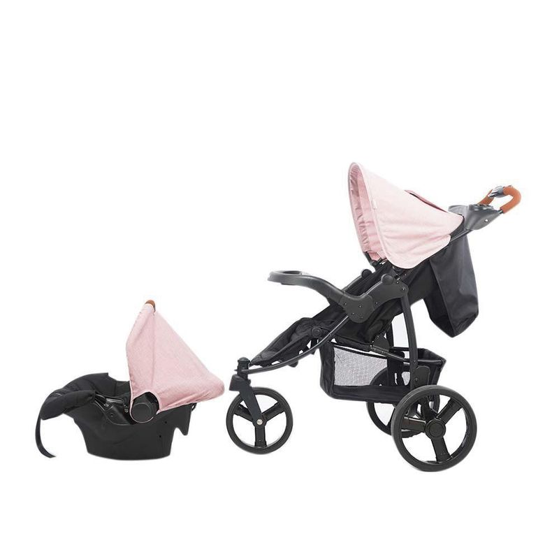 Travel System Tizzy Rosado Melange - Infanti