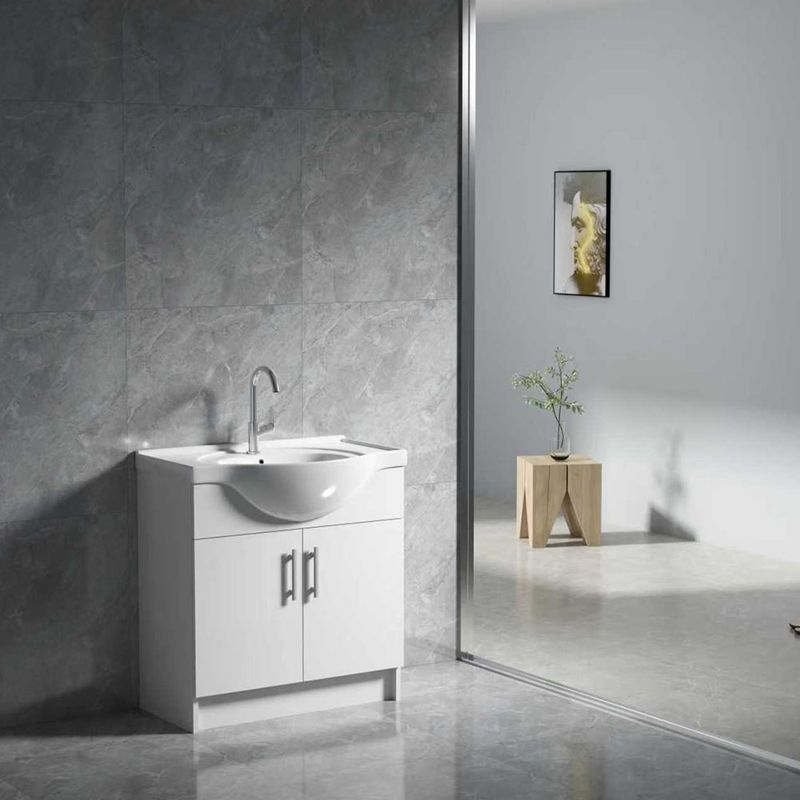 Mueble de Piso para Baño Element de 80 cm Color Blanco