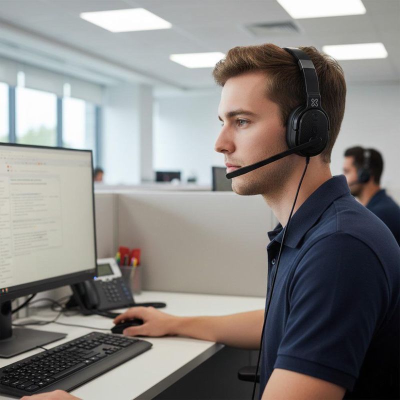 Headset Inalámbrico Convertible 2 en 1 Duo Vox Color Negro