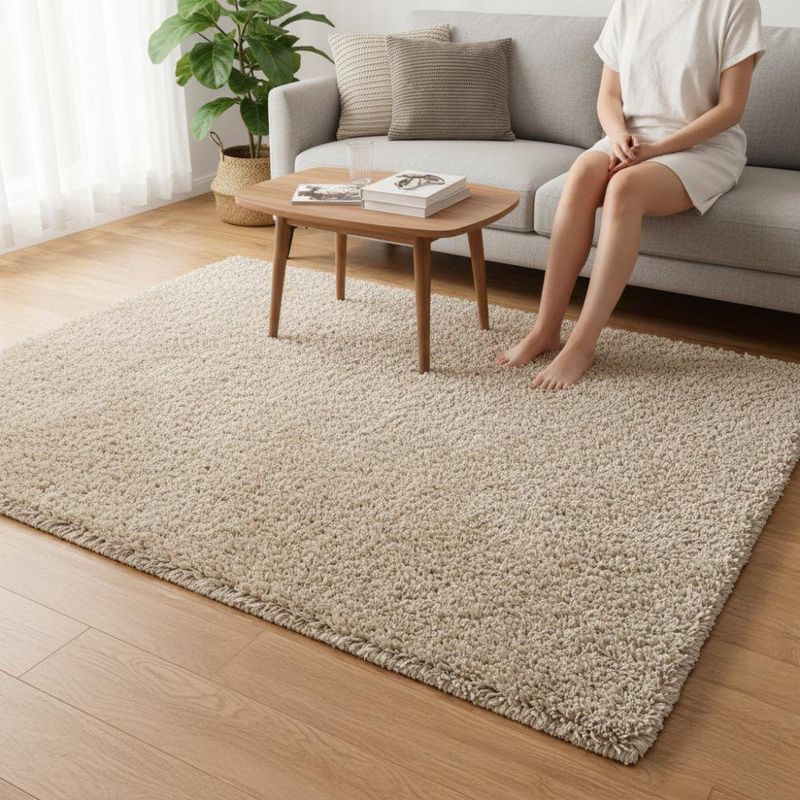 Alfombra de Área Color Crema 120X170 Cm