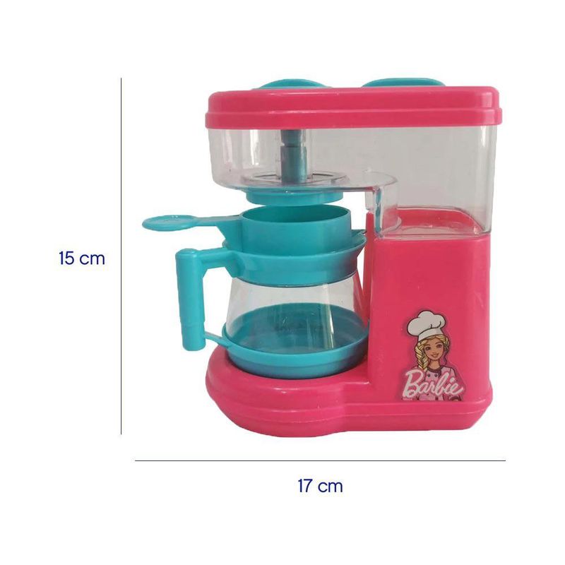 Cafetera de Juguete Barbie para Juego de Cocina Infantil