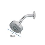Regadera Fija Redonda 4 Plg Cromada