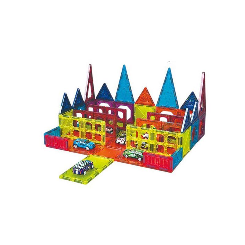 Set de 94 Bloques Magnéticos Parqueo de Autos