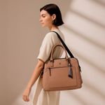 Maletín para Laptop de 13 Plg Val Color Beige