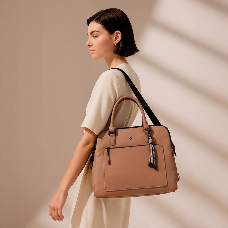 Maletín para Laptop de 13 Plg Val Color Beige