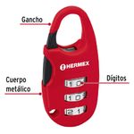 Candado de Acero con Combinación de 25 Mm