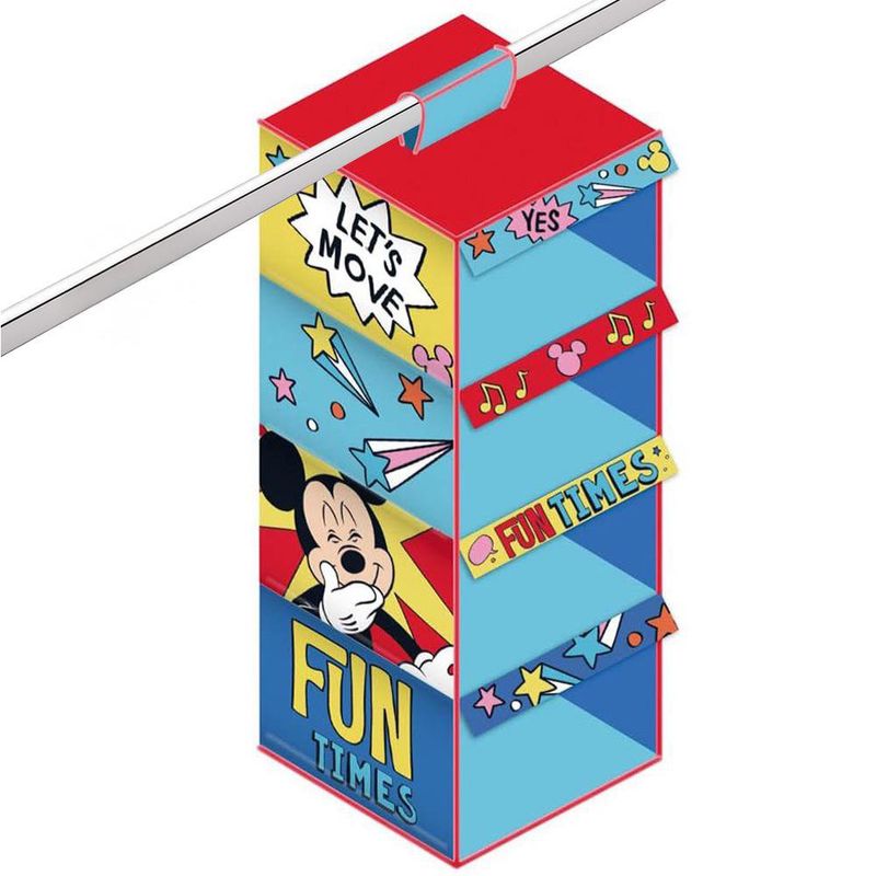 Organizador de Tela con 4 Estantes Mickey Mouse