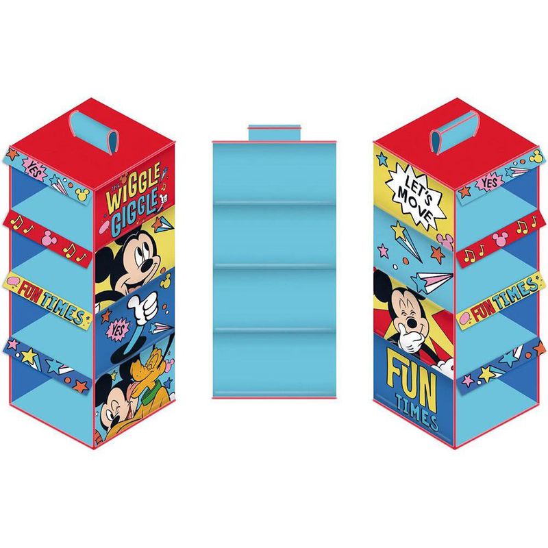 Organizador de Tela con 4 Estantes Mickey Mouse