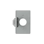 Placa Simple Tomacorriente Exterior Standard Gris