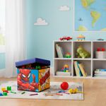 Taburete de Almacenamiento Diseño Spider-Man