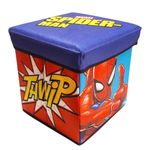 Taburete de Almacenamiento Diseño Spider-Man