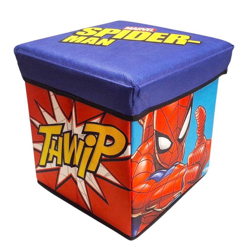 Taburete de Almacenamiento Diseño Spider-Man