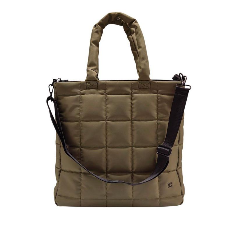 Bolso Isa Shopper con Compartimento para Laptop Color Verde