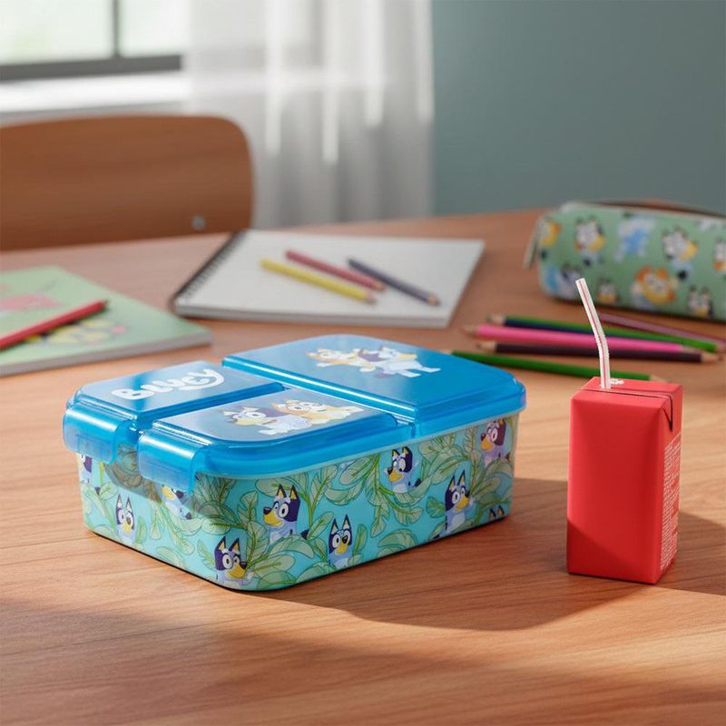 Sandwichera con Compartimientos de Alimentos Diseño Bluey
