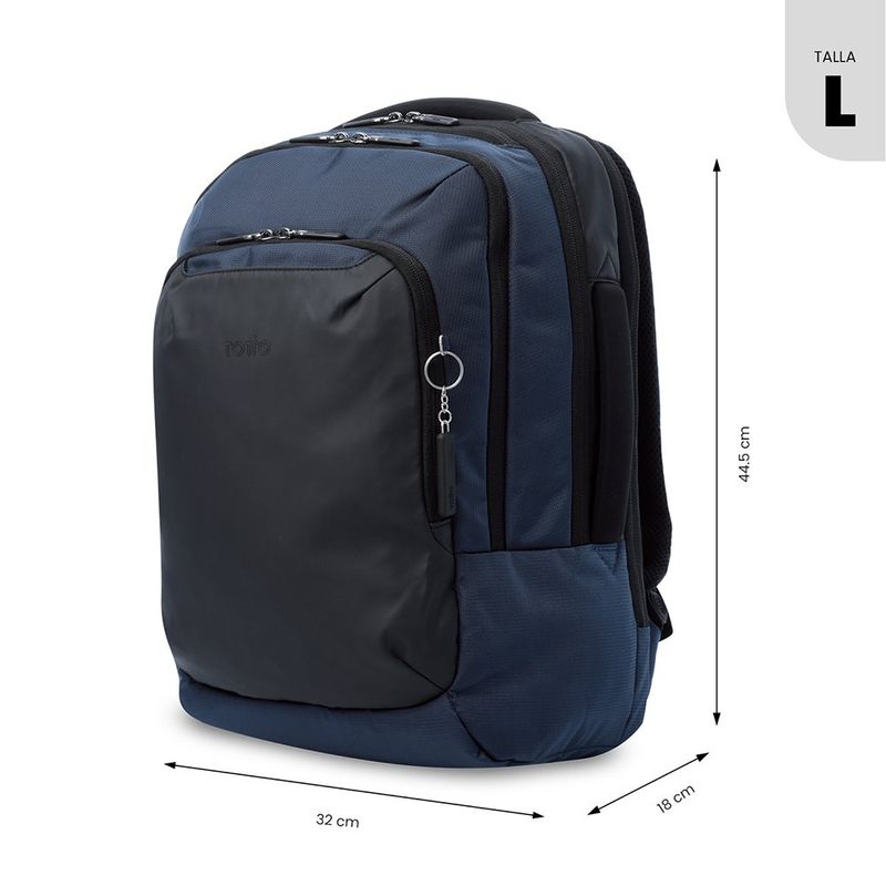 Mochila GTX 2.0 Tamaño L Color Azul y Negro