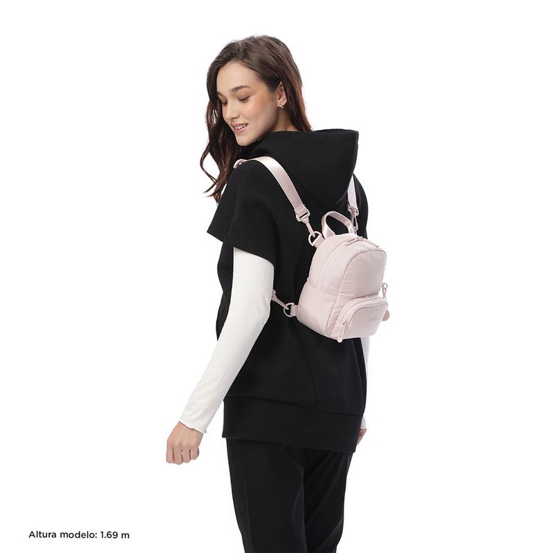 Mochila 3 en 1 Yuen 2.0 Color Rosado Pastel para Mujer