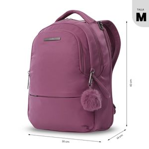 Mochila Rosada Adelaide 2.0 con Bolsillo Frontal