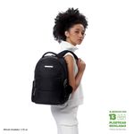Mochila Negra Adelaide 2.0 con Bolsillo Frontal