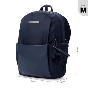 Mochila Adelaide Azul Estilo Ejecutivo para Laptop 14 Plg
