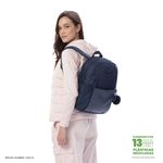 Mochila Adelaide Azul Estilo Ejecutivo para Laptop 14 Plg