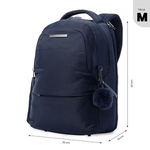 Mochila Azul Adelaide 2.0 con Bolsillo Frontal