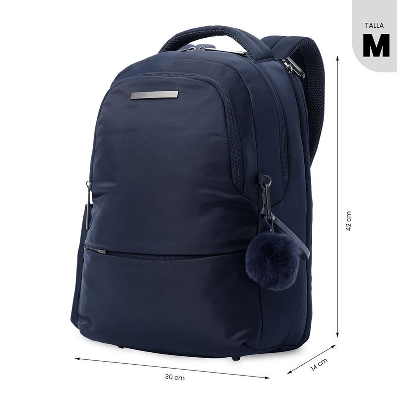 Mochila Azul Adelaide 2.0 con Bolsillo Frontal