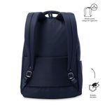 Mochila Azul Adelaide 2.0 con Bolsillo Frontal