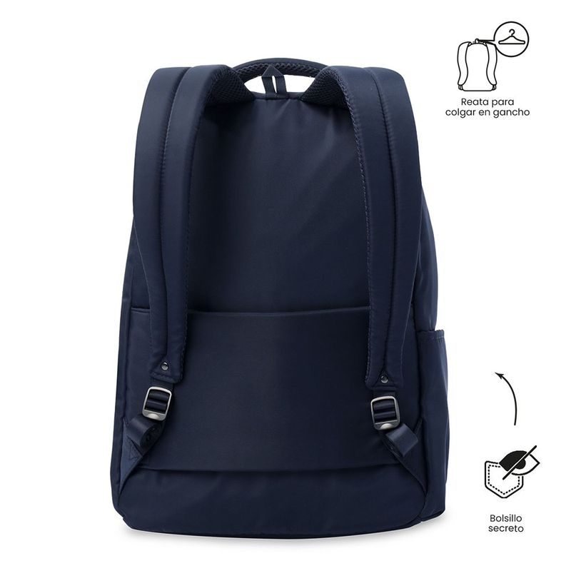 Mochila Azul Adelaide 2.0 con Bolsillo Frontal