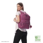 Mochila Ejecutiva Aynatto 2.0 para Laptop de 13 Plg Morado