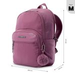 Mochila Ejecutiva Aynatto 2.0 para Laptop de 13 Plg Morado