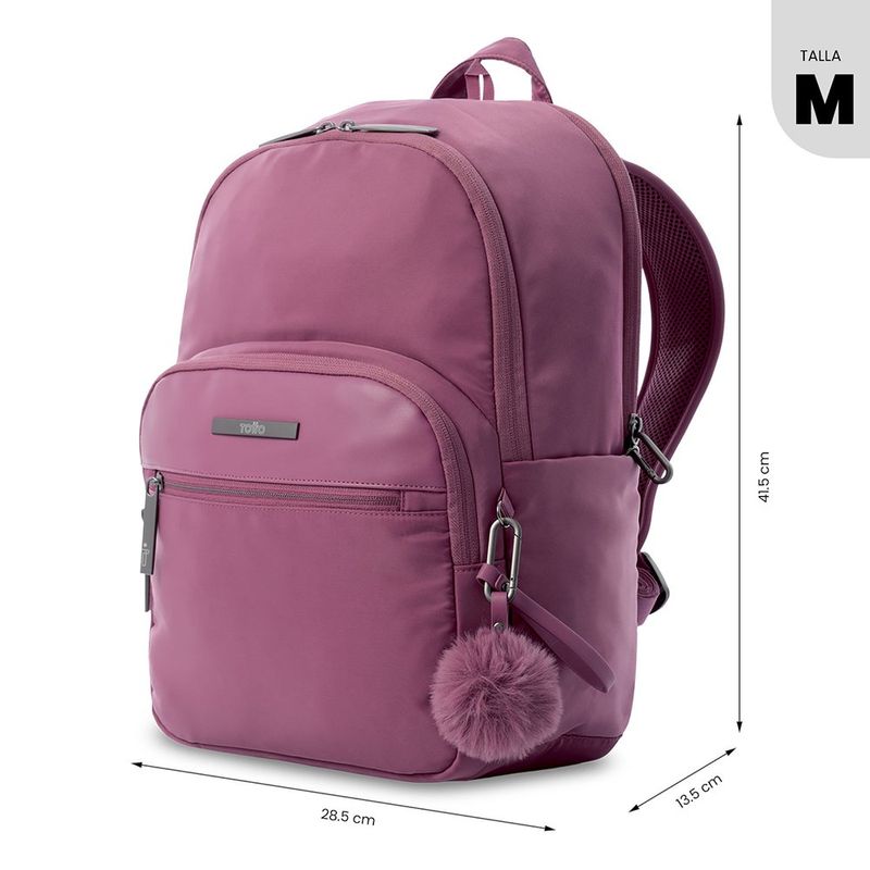 Mochila Ejecutiva Aynatto 2.0 para Laptop de 13 Plg Morado