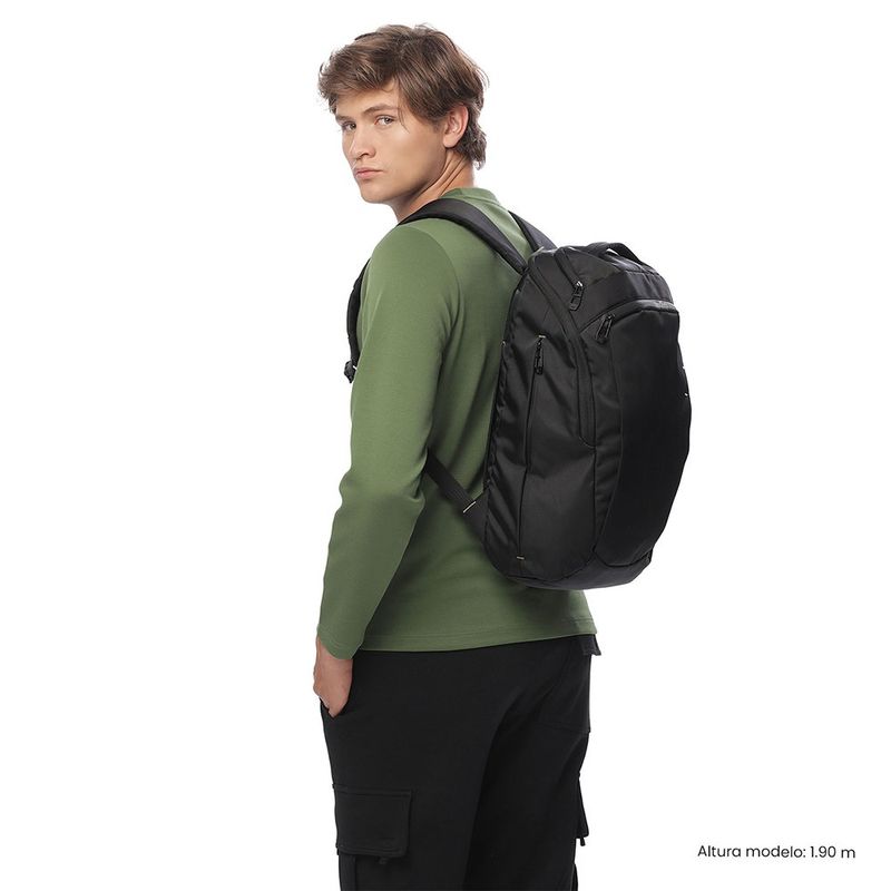 Mochila Ejecutiva Porta Laptop 16 Plg Daytona Color Negro