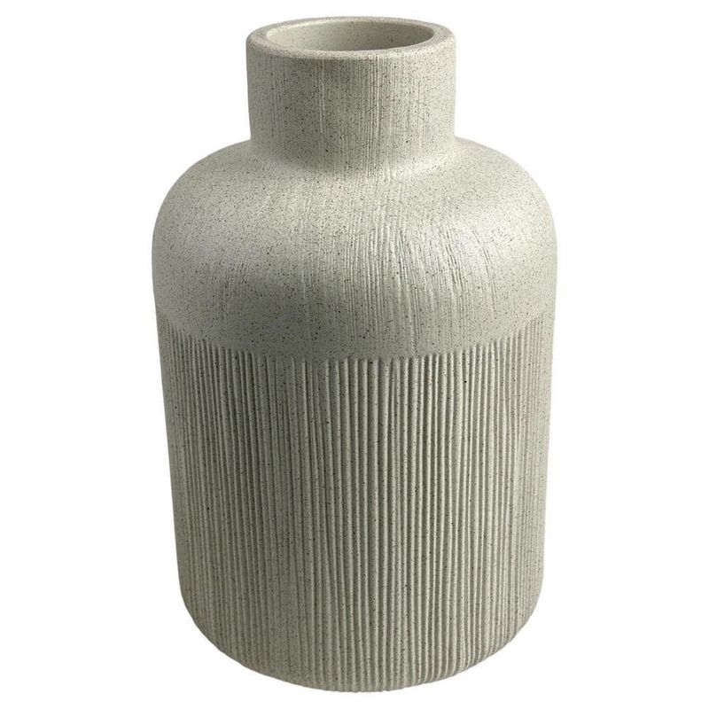 Florero de Cerámica Beige