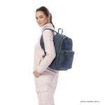 Mochila Ejecutiva Aynatto 2.0 para Laptop de 13 Plg Color Azul