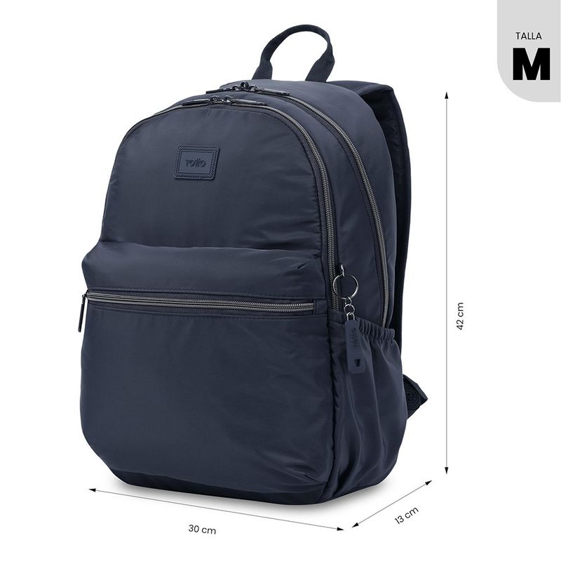 Mochila Ejecutiva Aynatto 2.0 para Laptop de 13 Plg Color Azul