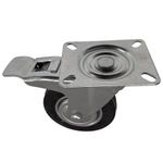 Rodo Giratorio 4 Plg de Hule con Freno