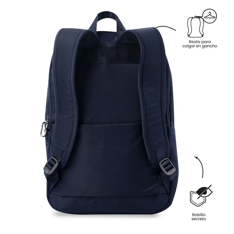 Mochila Ejecutiva Adelaide 2 2.0 Color Azul para Laptop 14 Plg