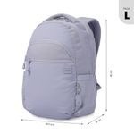 Mochila Universitaria Steif‑ino con Porta Laptop de 15.4 Plg Color Morado