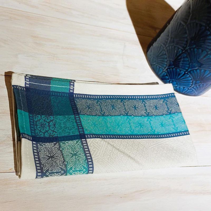 Servilleta de Tela Cuadrada de 47 x 47 Cm Color Turquesa