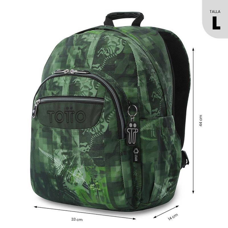 Mochila Totto Acuarela Talla L Colores Surtidos