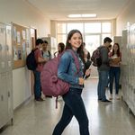 Mochila Totto Acuarela Talla L Colores Surtidos