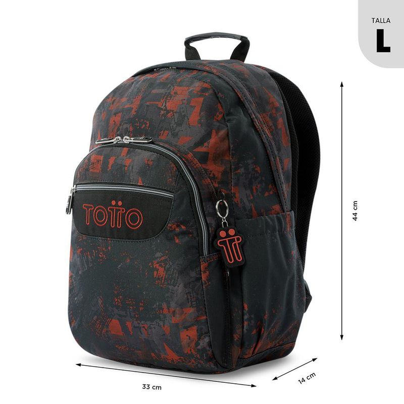 Mochila Totto Acuarela Talla L Colores Surtidos