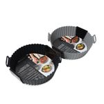 Bandeja para Freidora de Aire 17x20x5 Cm Colores Surtidos