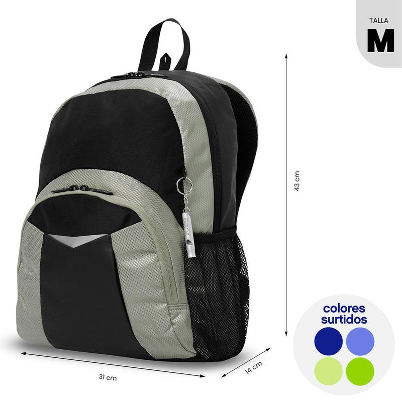 Mochila Teck M para Laptop de 13 Plg Colores Surtidos