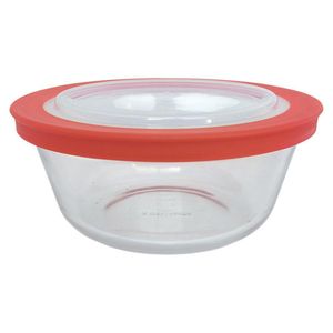 Recipiente Redondo con Tapa de 600 Ml