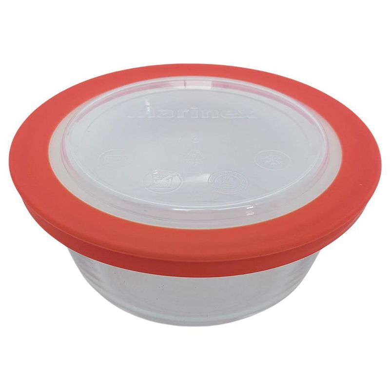 Recipiente Redondo con Tapa de 600 ml