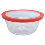 Recipiente Redondo con Tapa de 1.2 L